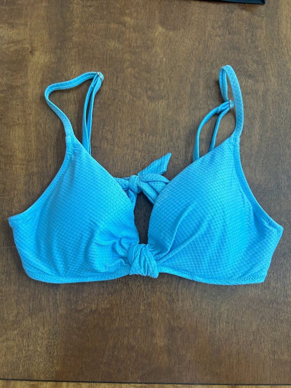 Light blue bikini top